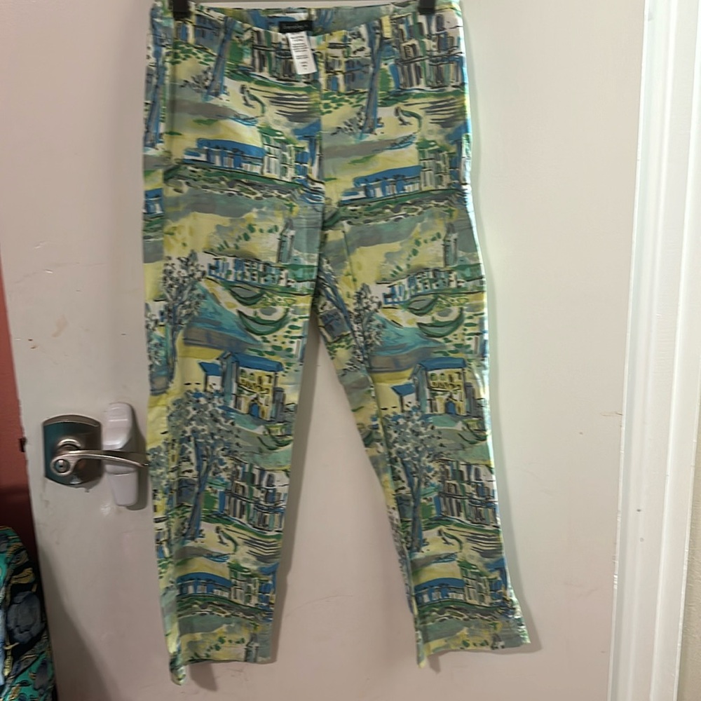 Vintage Bentley a. Size 4 scene print pants